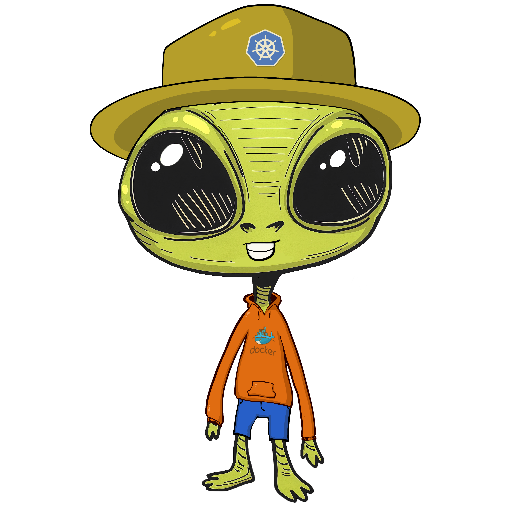 ayedo Alien Kubernetes Hat